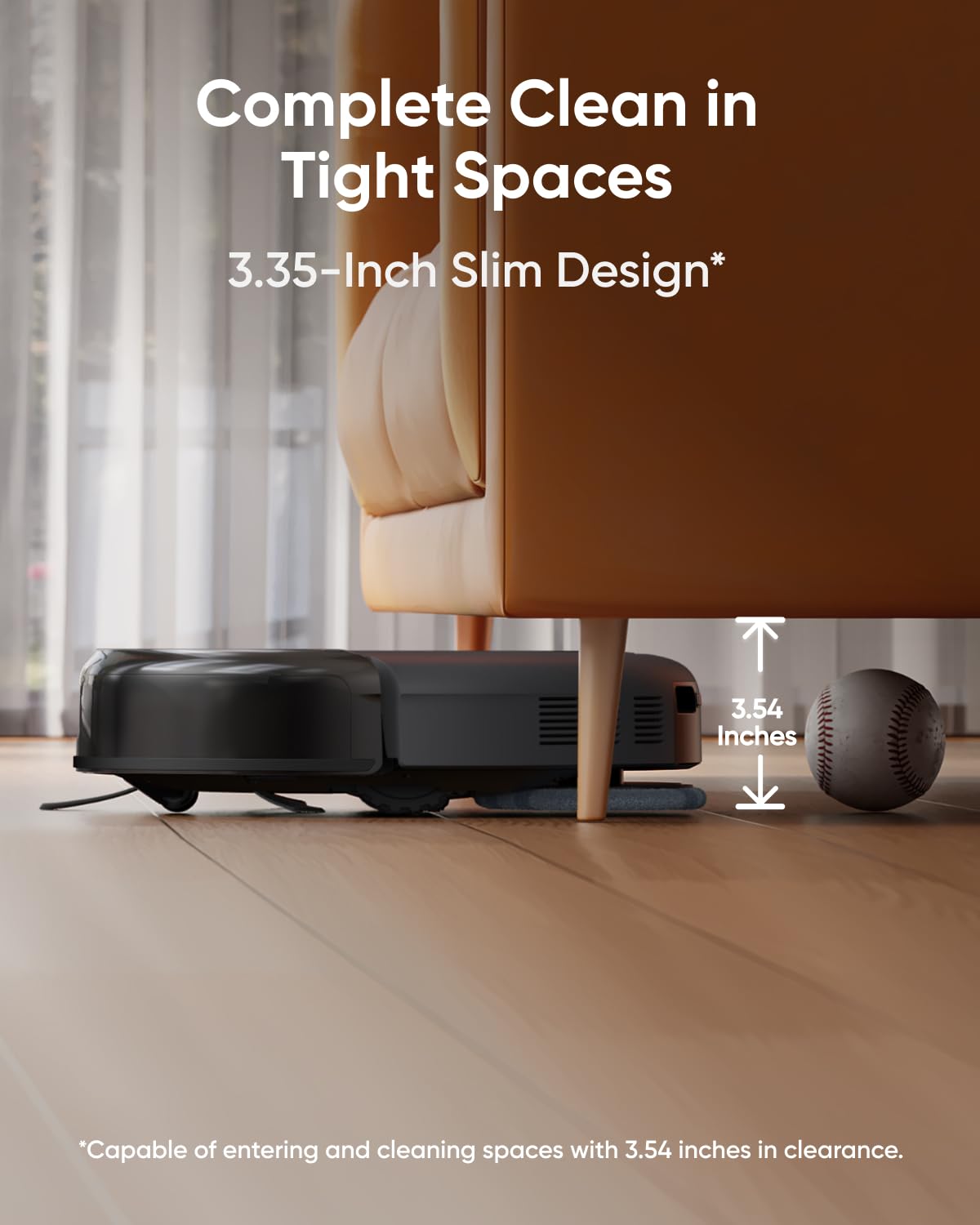 eufy Omni C20, Robot Vacuum Cleaner with Mop, All-in-One Station,7,000 Pa Powerful Suction, Ultra-Slim, Auto Emptying