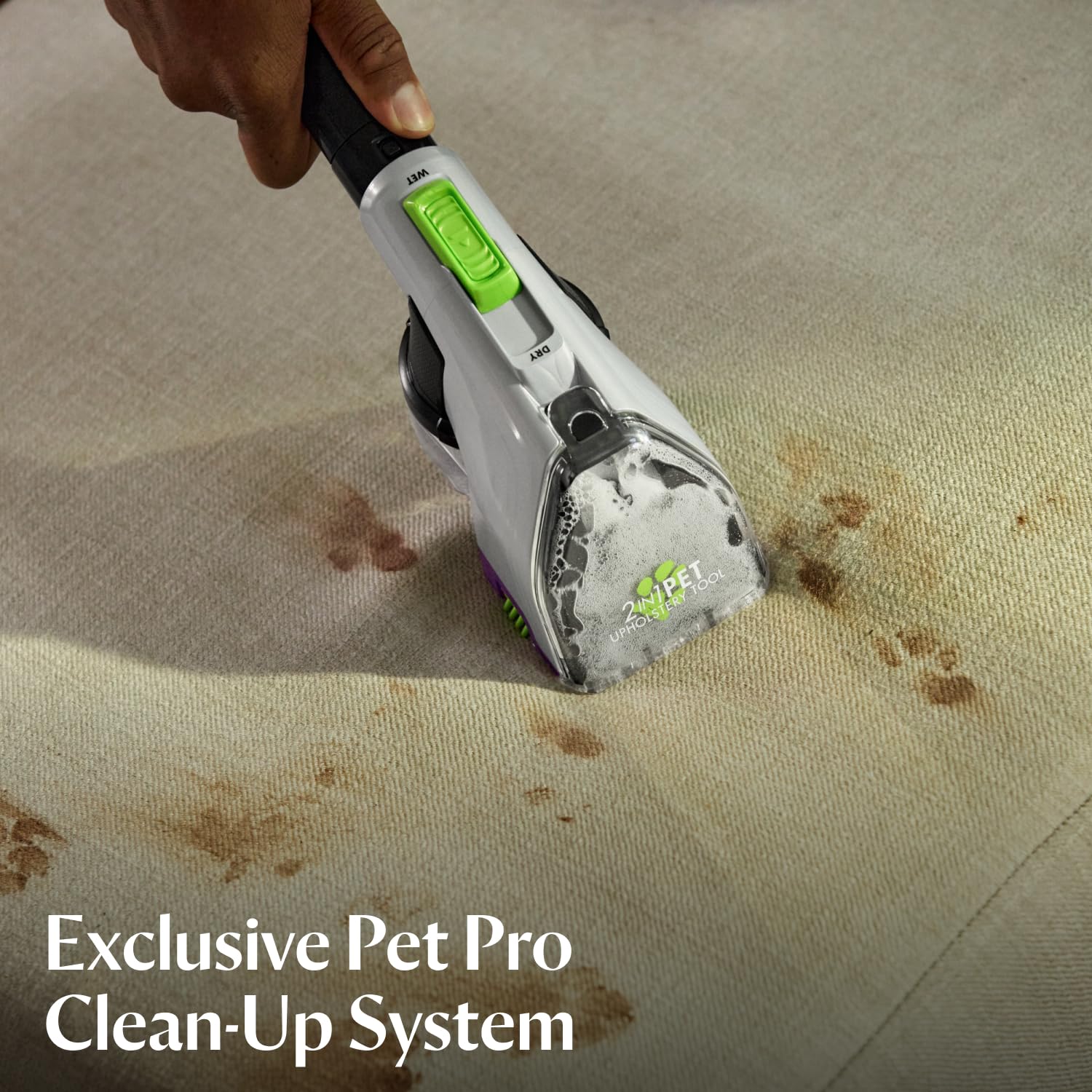 BISSELL ProHeat 2X Revolution Pet Pro, Carpet Cleaner, Carpet Stain Remover Dry in 30 Mins, Upholstery Cleaner with HeatWave