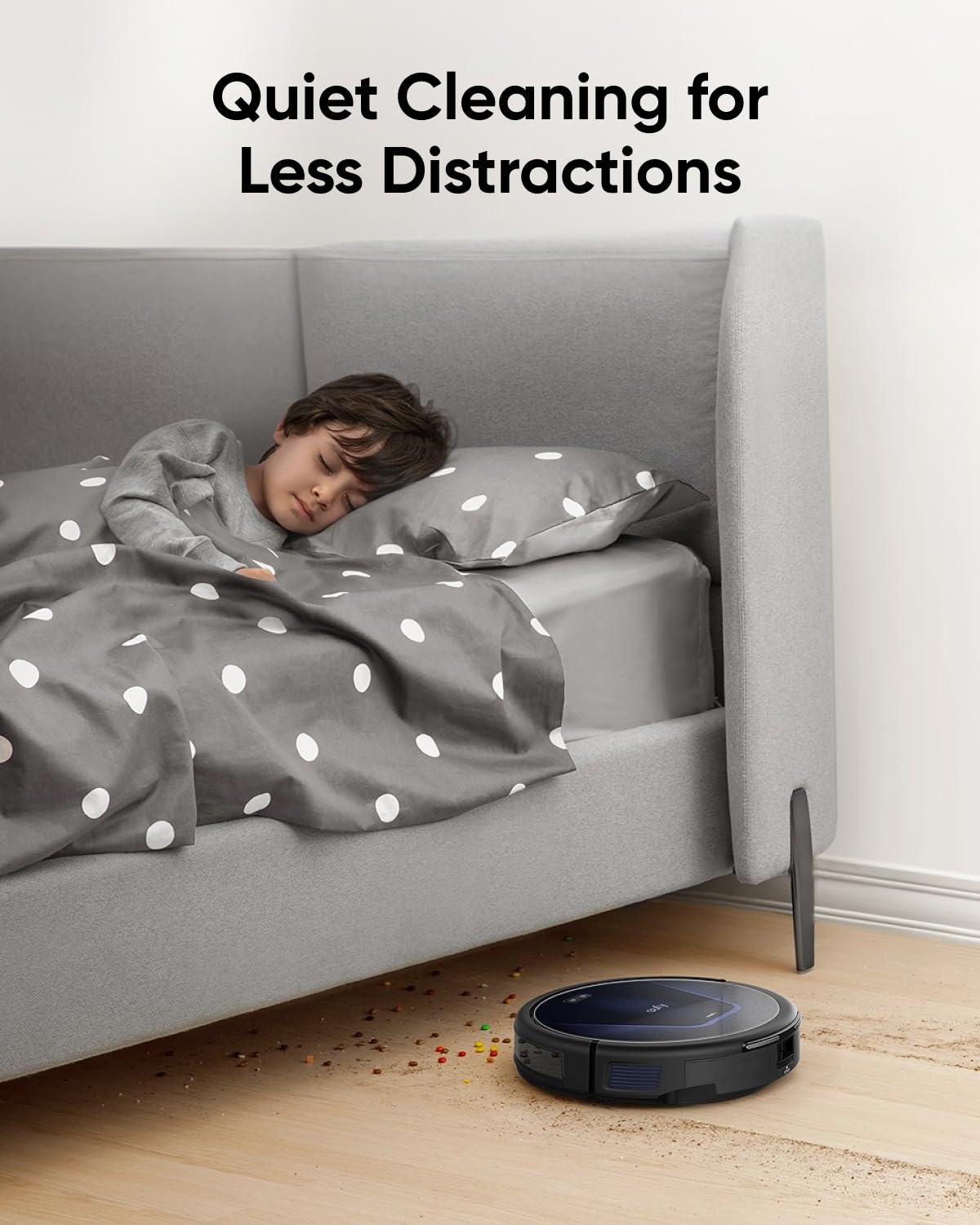 eufy G50 Robot Vacuum Cleaner with 4,000 Pa Strong Suction, Pro-Detangle Comb, Roller Brush, Automatic Charging, Quiet