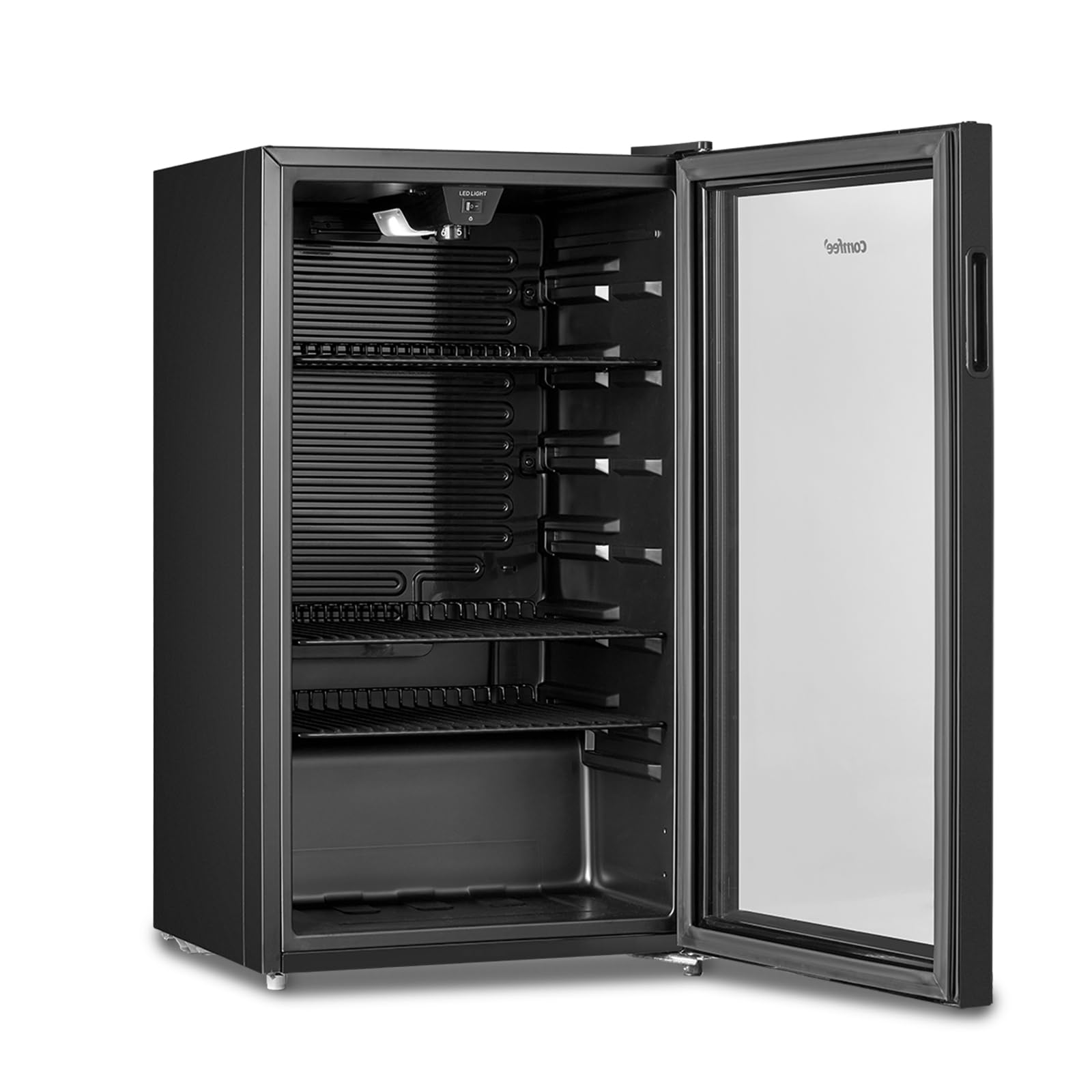 COMFEE' RCZ99BG2(E) Under Counter Beer & Drinks Fridge-93L Capacity,Holds up to 115 Cans, Premium Temperature Performance