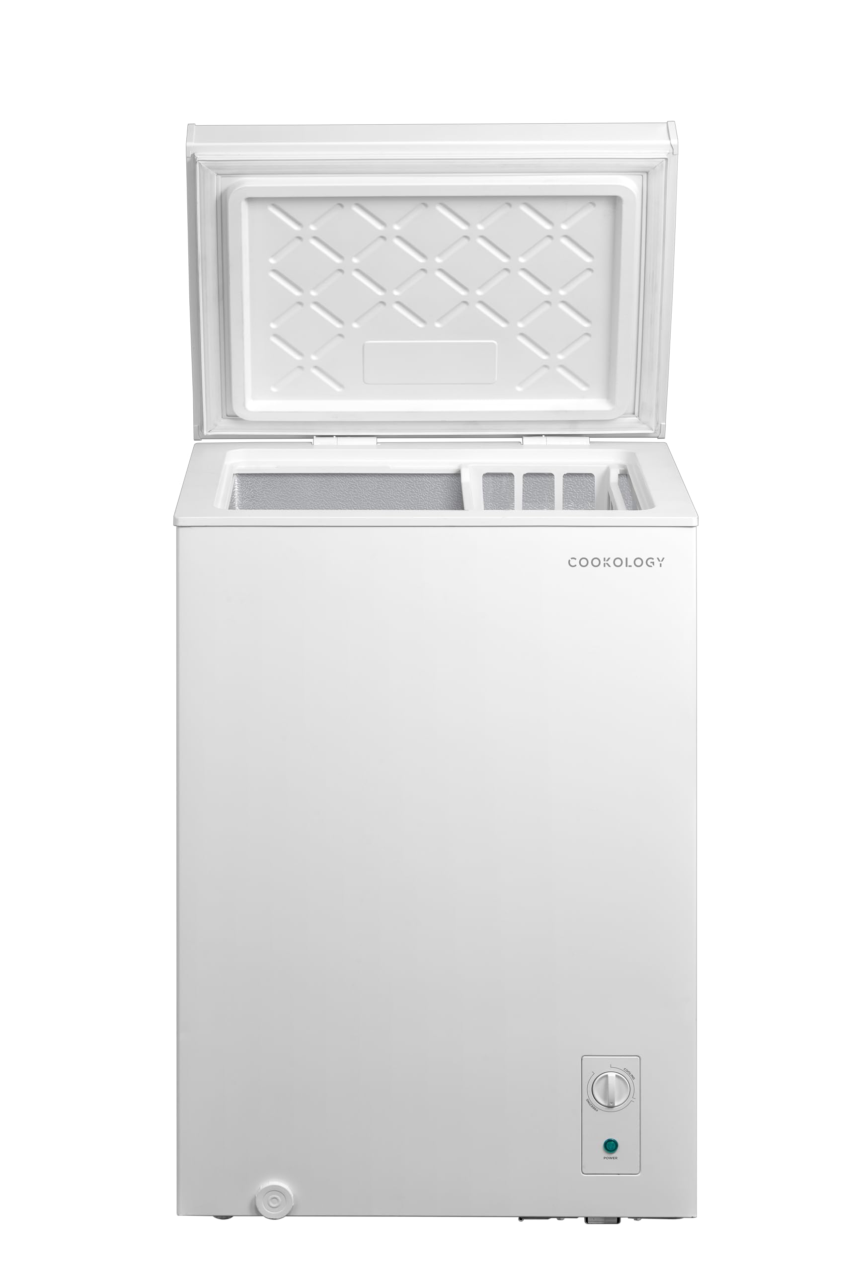 Cookology 99L Freestanding Chest Freezer - Suitable for Outbuildings & Garages - Adjustable Feet - Switchable Refrigeration Mode